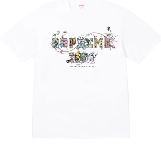 S and White TEE XL 24 VARSITY M L Black 0927